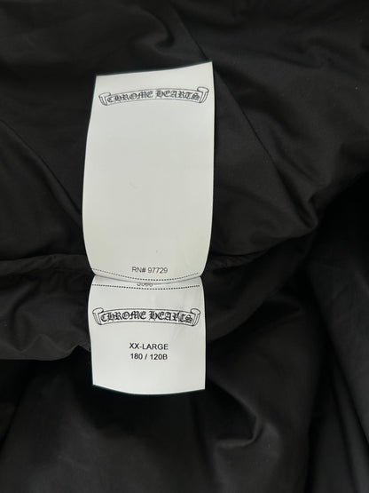 Chrome Hearts Black Cross Jacquard Puffer Jacket