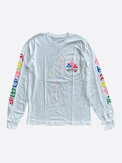 Chrome Hearts White & Multicolor Cross Longsleeve T-Shirt