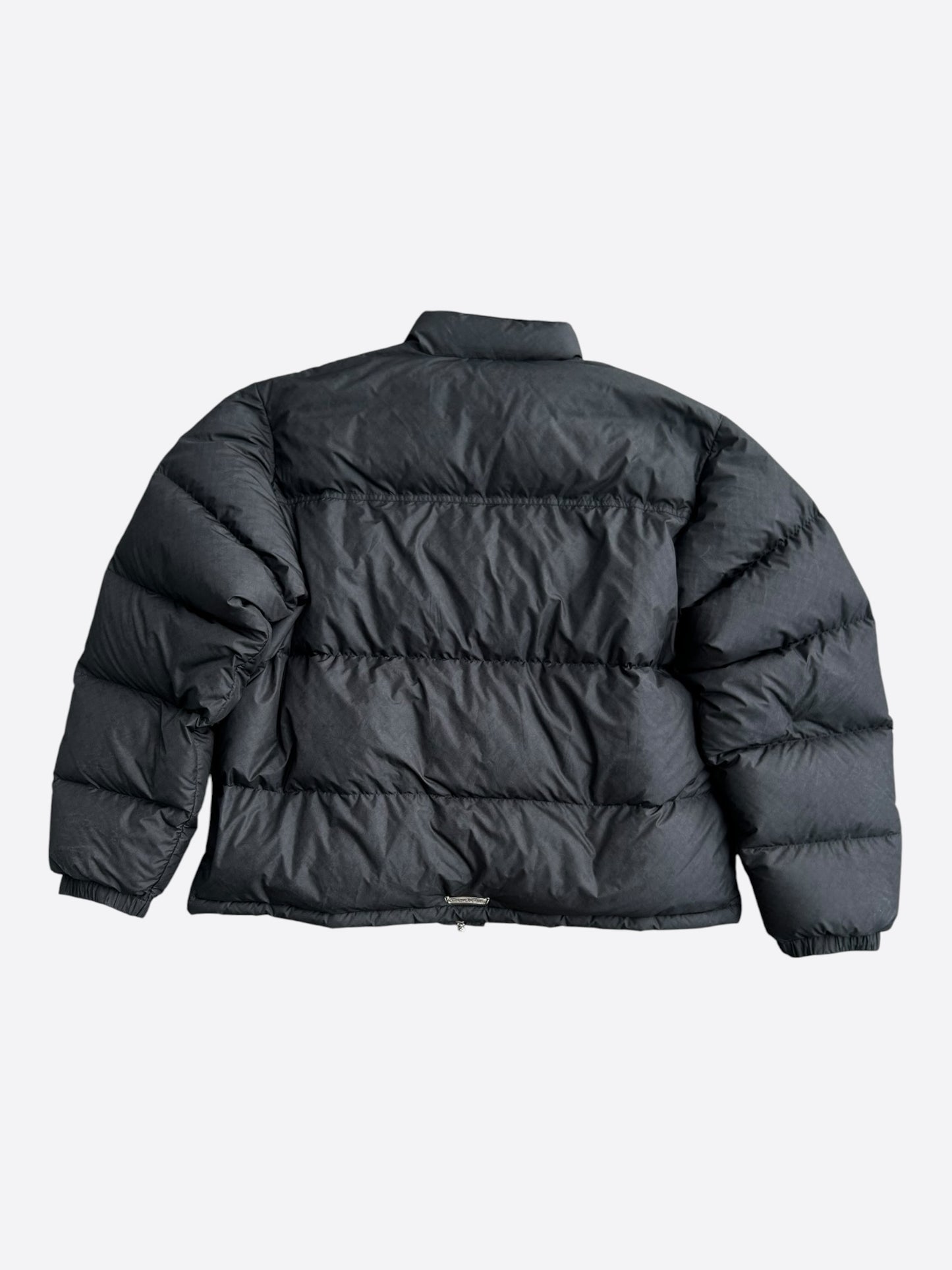 Chrome Hearts Black Cross Jacquard Puffer Jacket