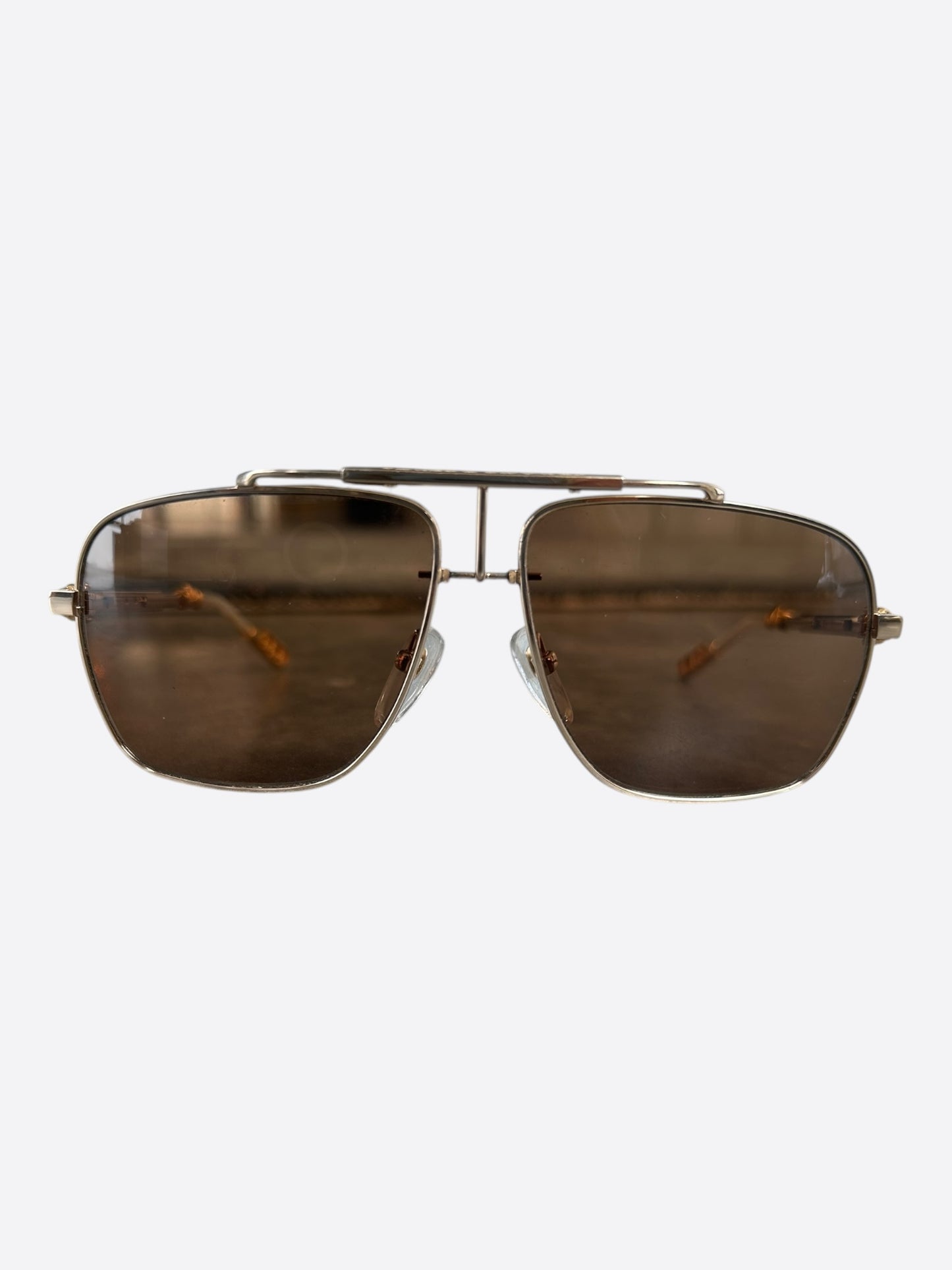 Chrome Hearts Gold Kanchu II Sunglasses