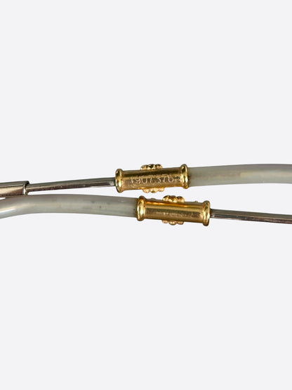 Chrome Hearts Gold Kanchu II Sunglasses