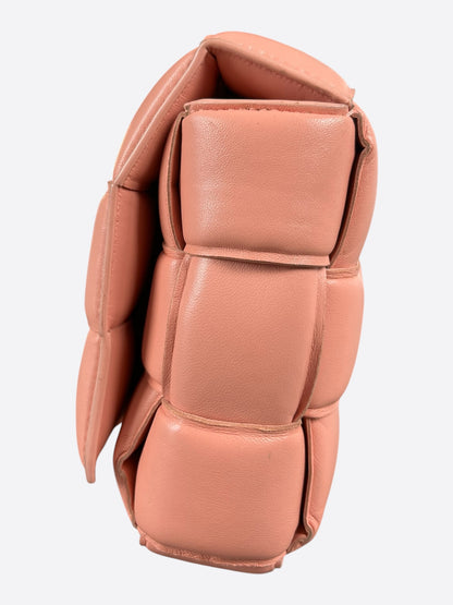 Bottega Veneta Pink Intreccio Padded Cassette Bag