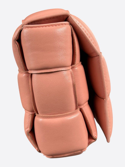 Bottega Veneta Pink Intreccio Padded Cassette Bag