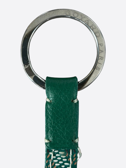 Goyard Green Sesame Key Ring