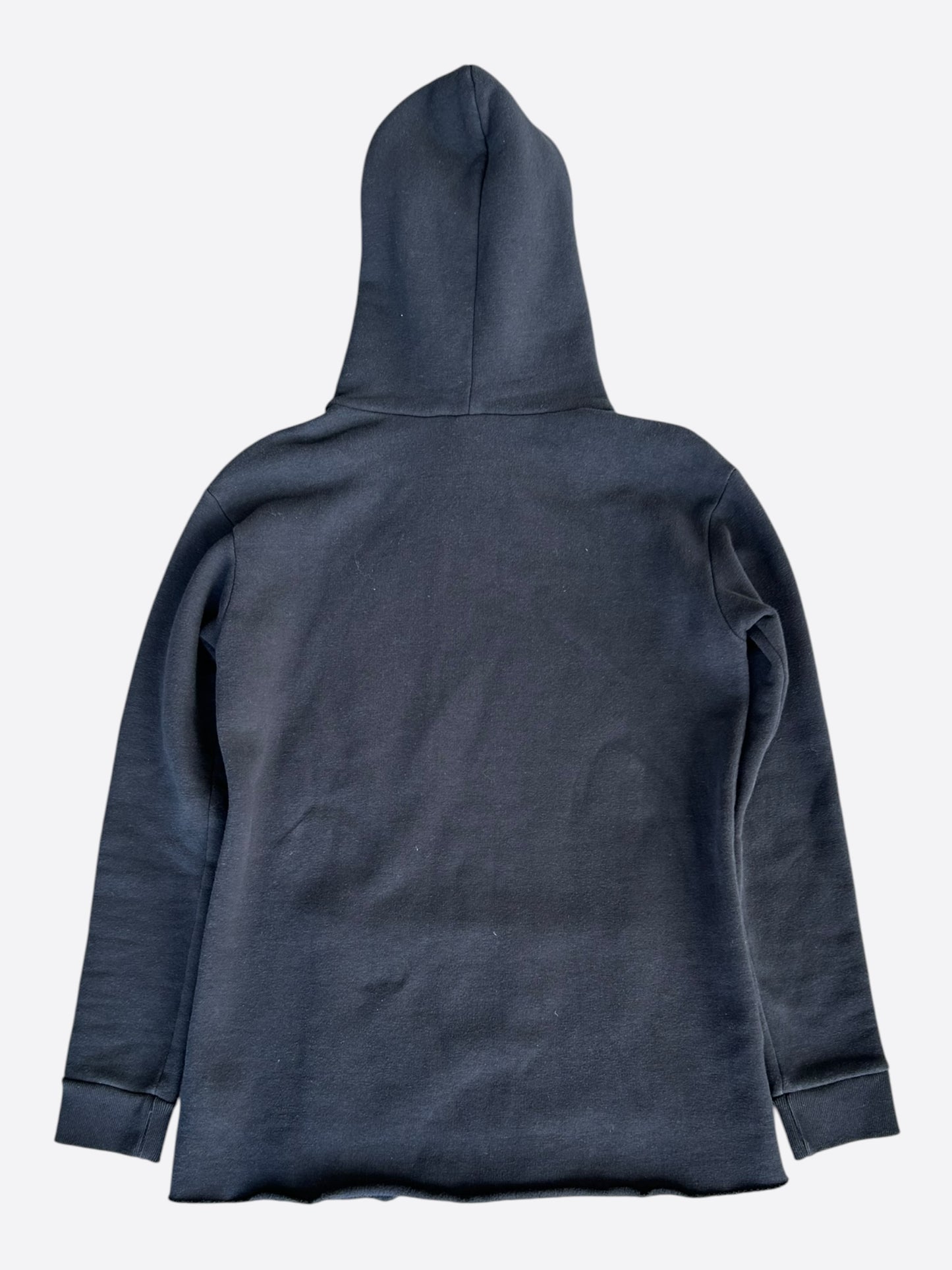 Chrome Hearts Black Leather Triple Cross Hoodie