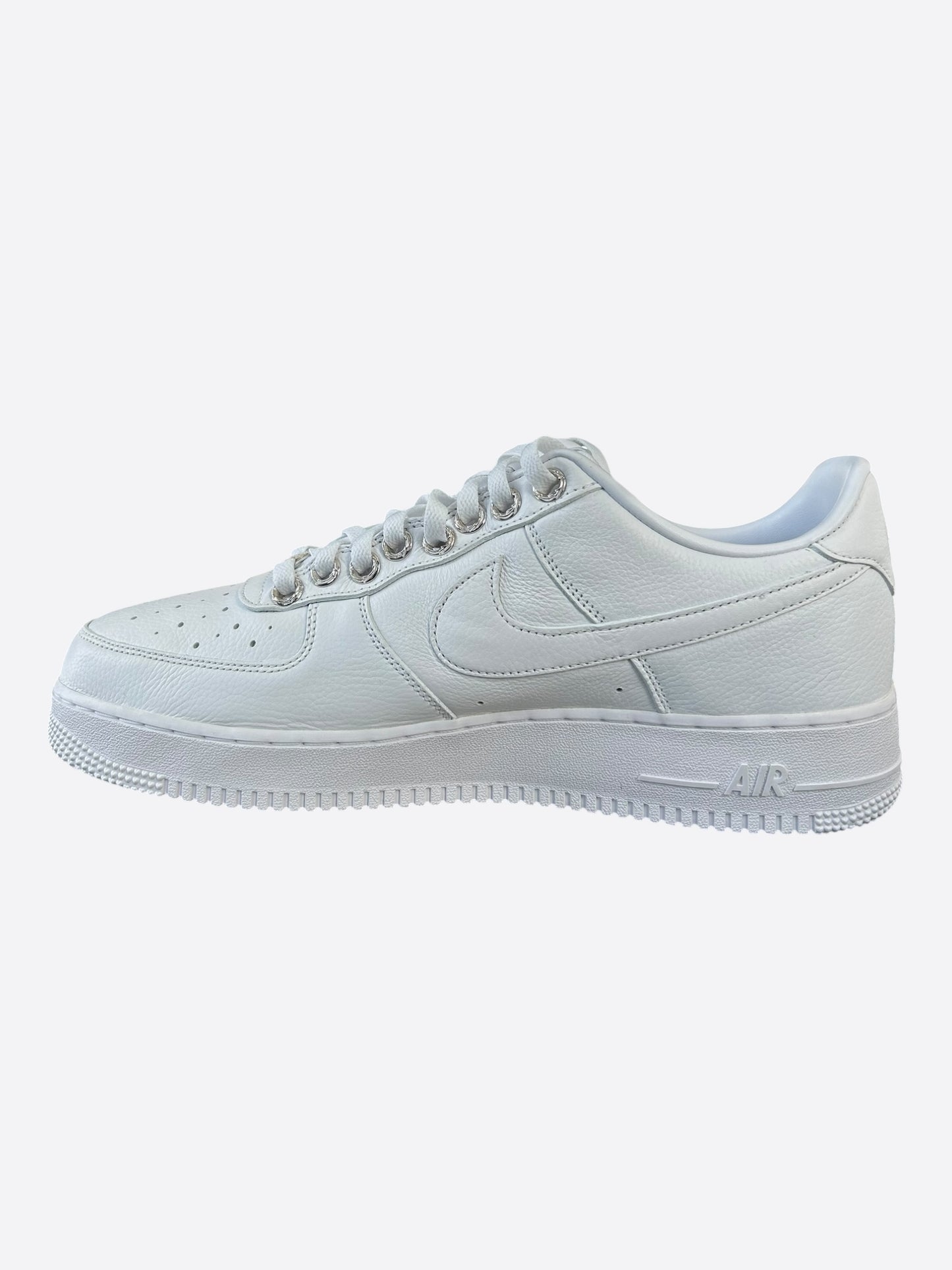 Chrome Hearts Nike NOCTA White & Silver Air Force 1 Sneakers