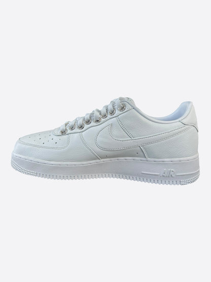 Chrome Hearts Nike NOCTA White & Silver Air Force 1 Sneakers