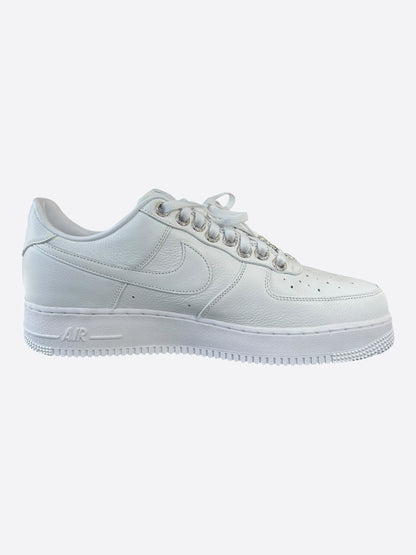Chrome Hearts Nike NOCTA White & Silver Air Force 1 Sneakers