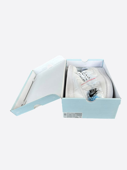 Chrome Hearts Nike NOCTA White & Silver Air Force 1 Sneakers