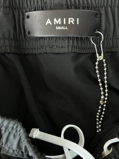 Amiri Black & White Core Logo Swim Shorts