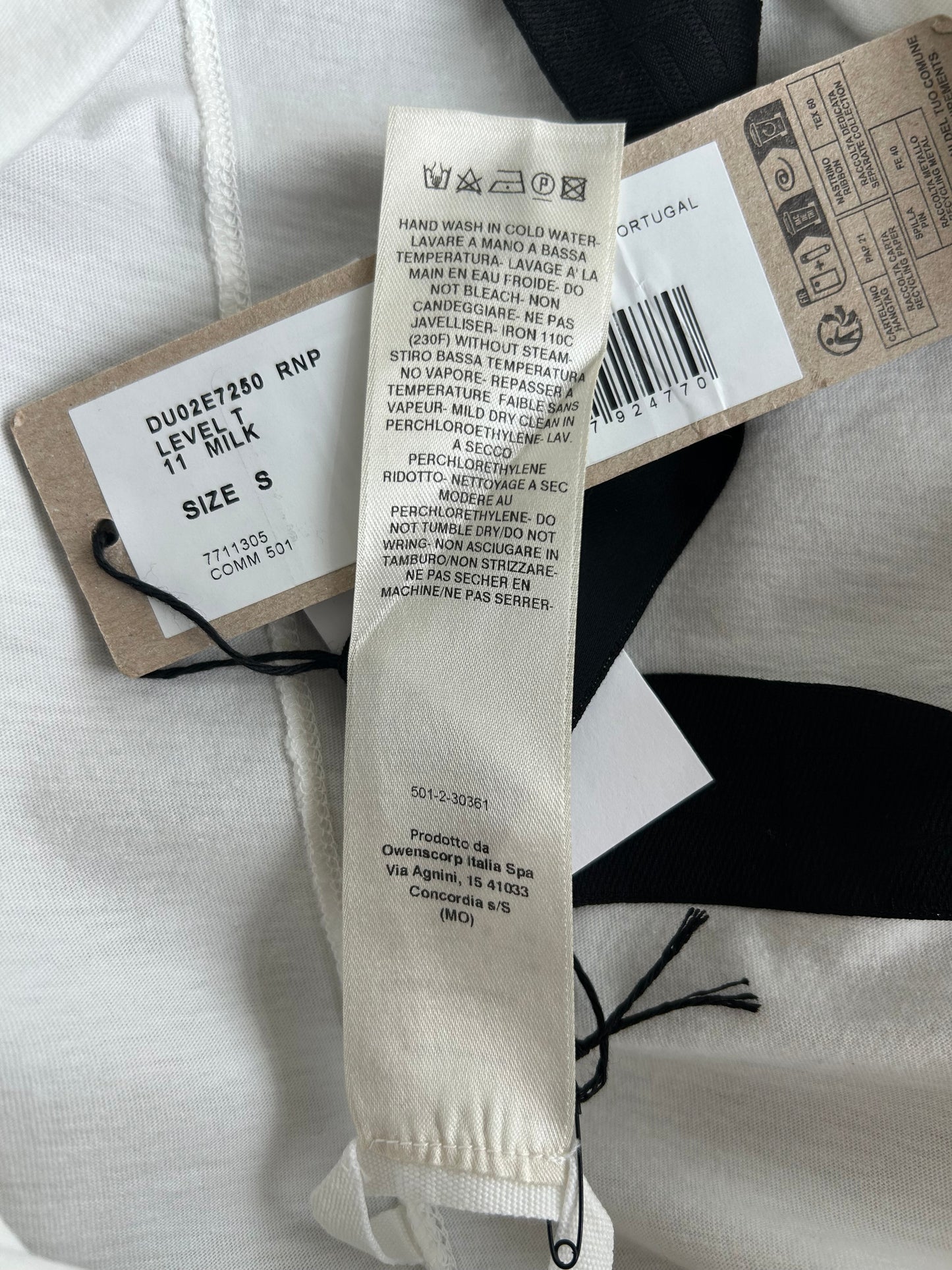 Rick Owens White Level T-Shirt