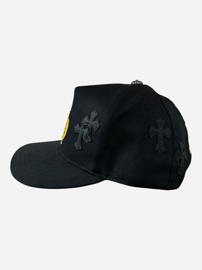 Chrome Hearts Black & Yellow Cross Patch Hat
