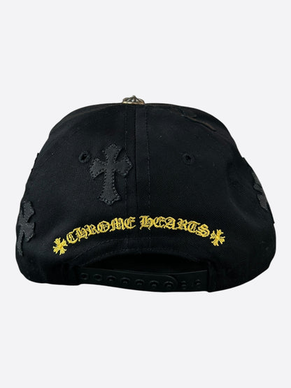 Chrome Hearts Black & Yellow Cross Patch Hat