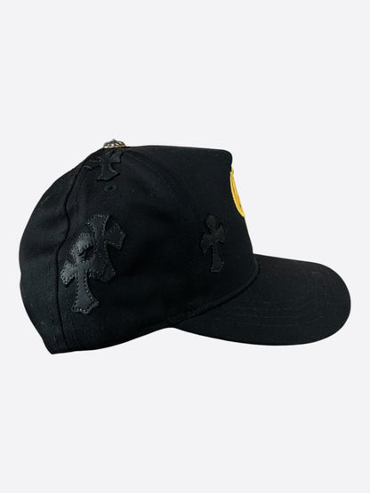 Chrome Hearts Black & Yellow Cross Patch Hat