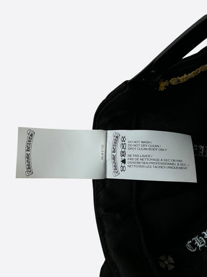 Chrome Hearts Black & Yellow Cross Patch Hat