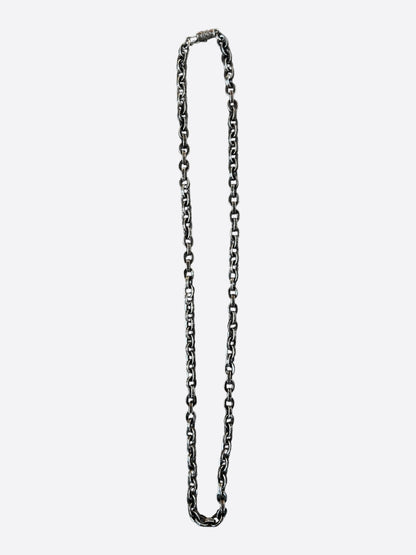 Chrome Hearts Silver Paperchain Necklace