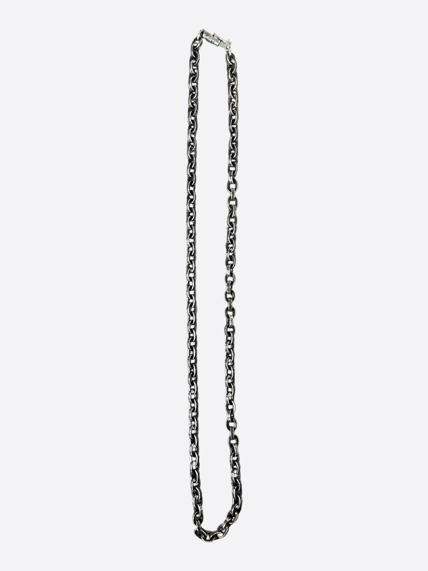 Chrome Hearts Silver Paperchain Necklace
