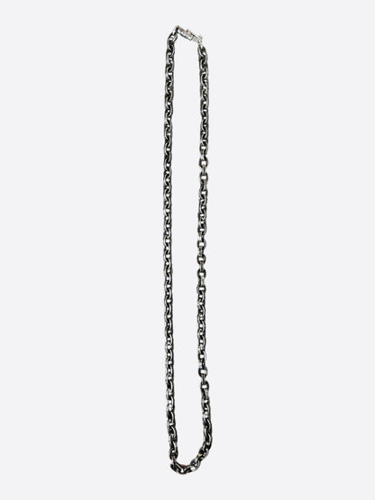 Chrome Hearts Silver Paperchain Necklace