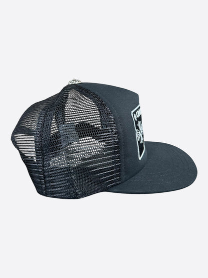 Chrome Hearts Black & White Las Vegas Trucker Hat