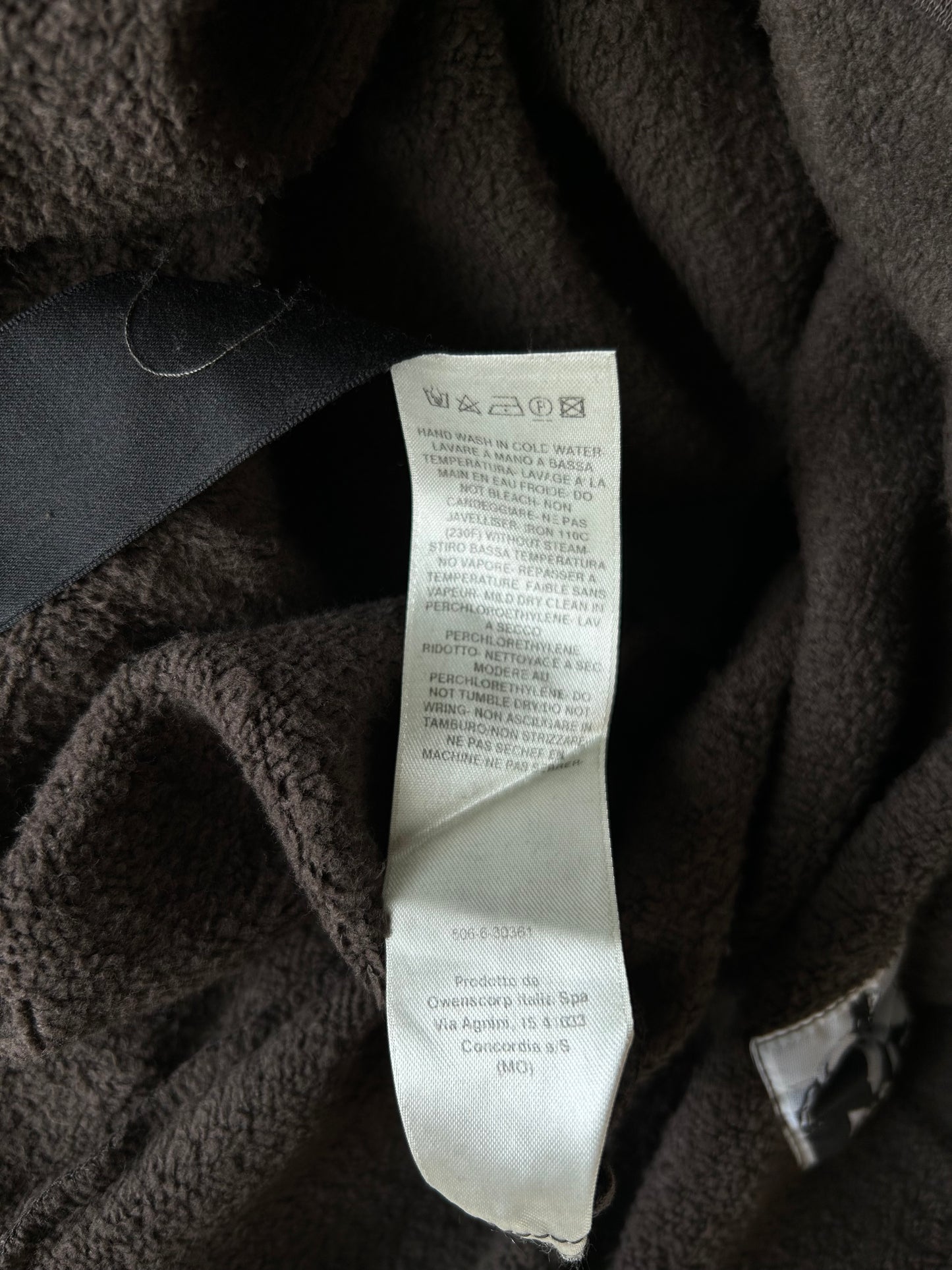 Rick Owens Brown Oversized Hoodie