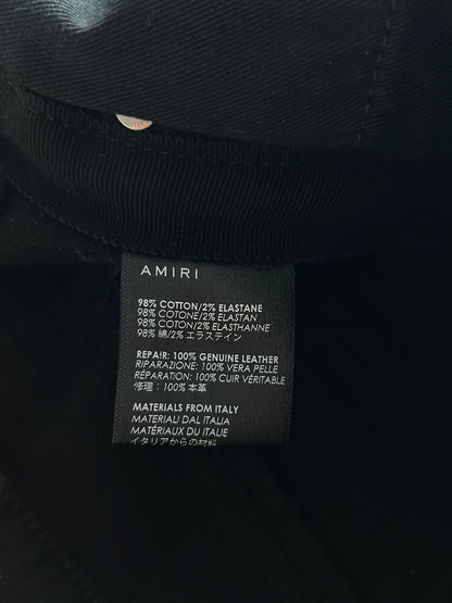 Amiri Black Suede Patch MX1 Jeans