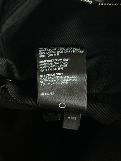 Amiri Black Quilted Leather Patch MX1 Jeans