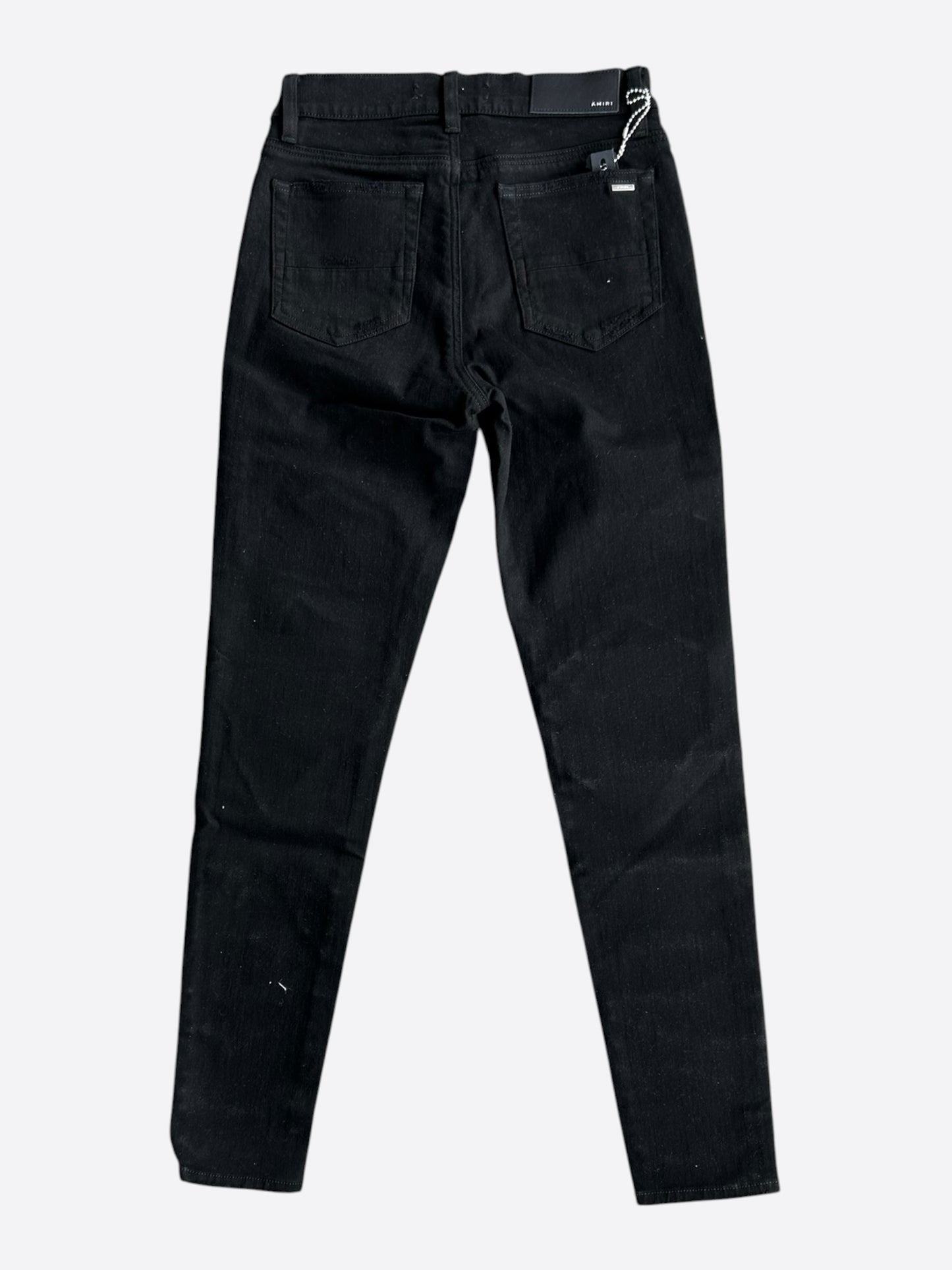 Amiri Black Suede Patch MX1 Jeans