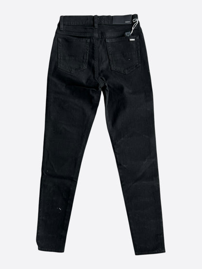 Amiri Black Suede Patch MX1 Jeans