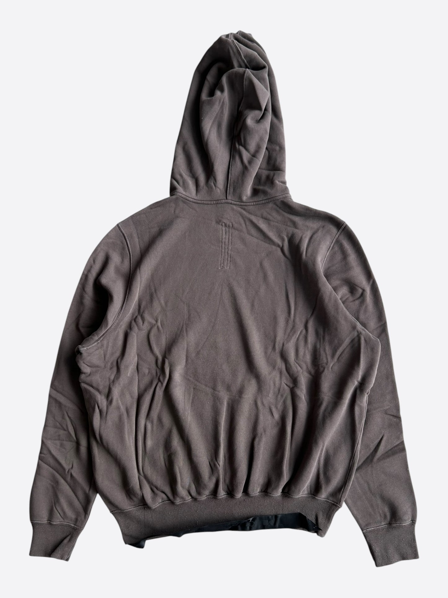 Rick Owens Brown Oversized Hoodie