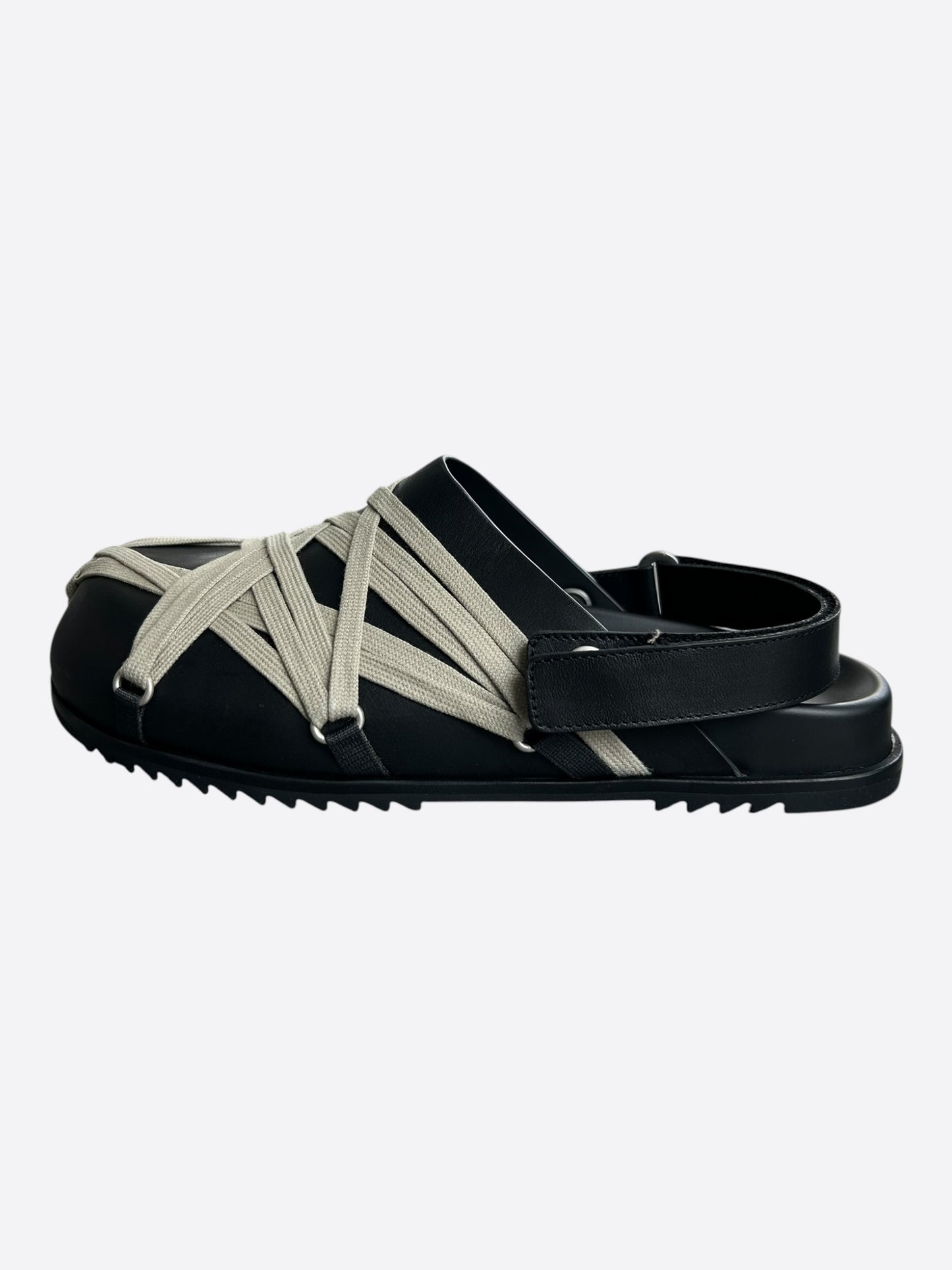 Rick Owens Black Mega Lace Mule