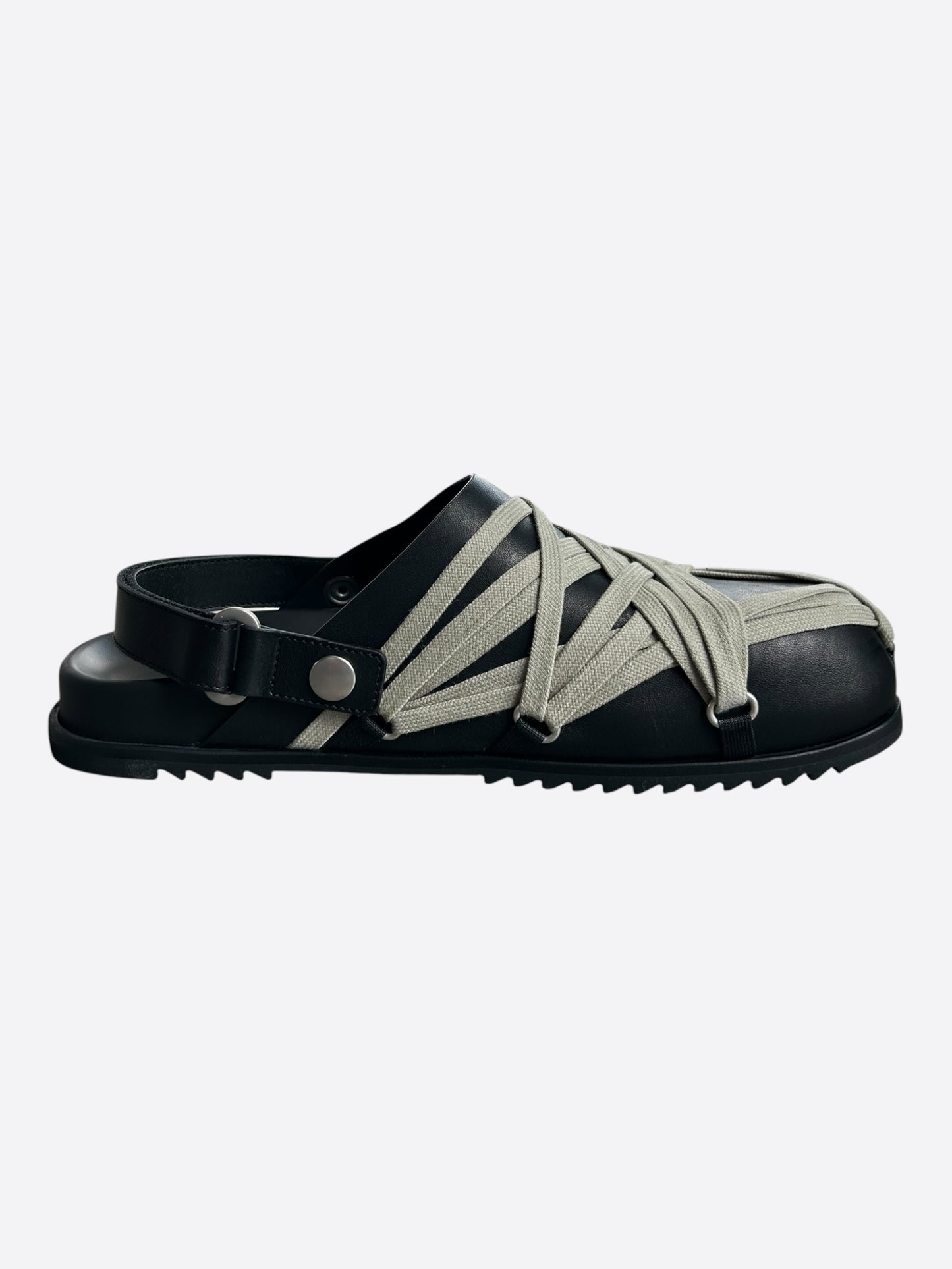 Rick Owens Black Mega Lace Mule