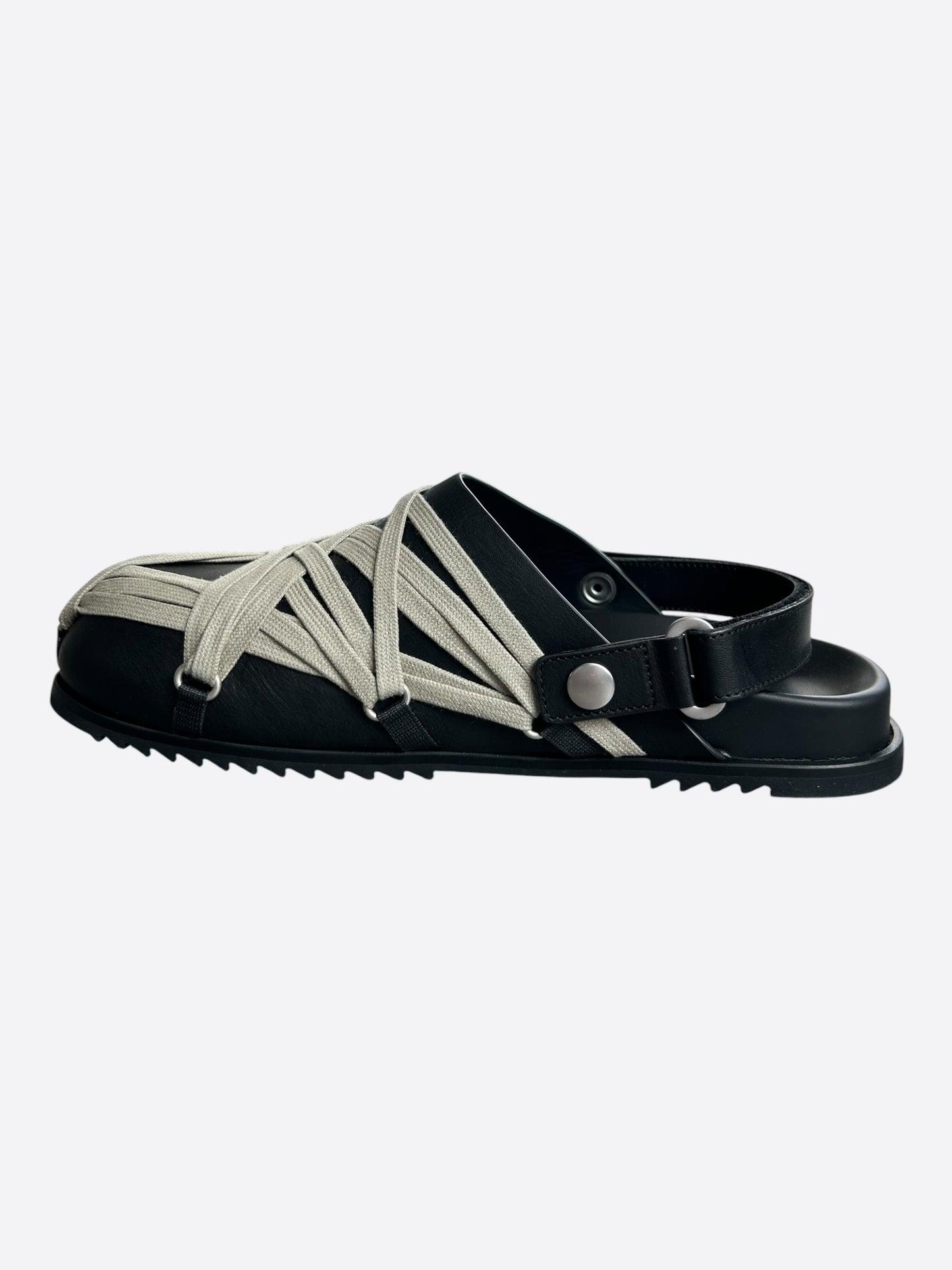 Rick Owens Black Mega Lace Mule