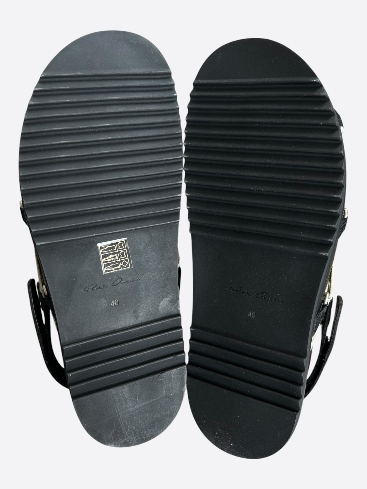 Rick Owens Black Mega Lace Mule