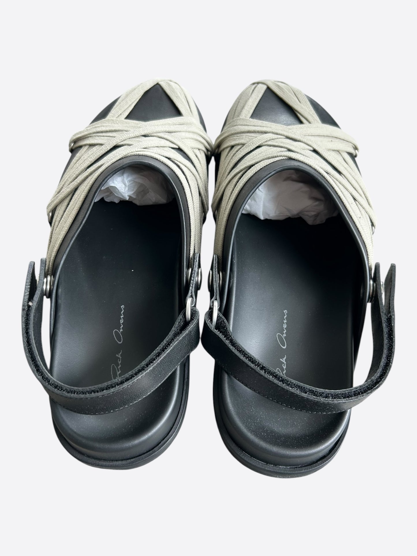 Rick Owens Black Mega Lace Mule