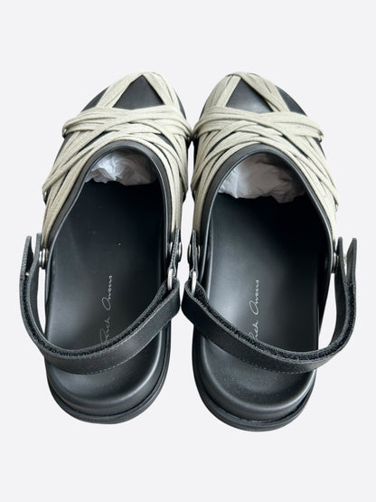 Rick Owens Black Mega Lace Mule