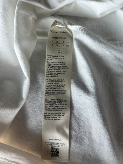 Rick Owens White Short Level T-Shirt