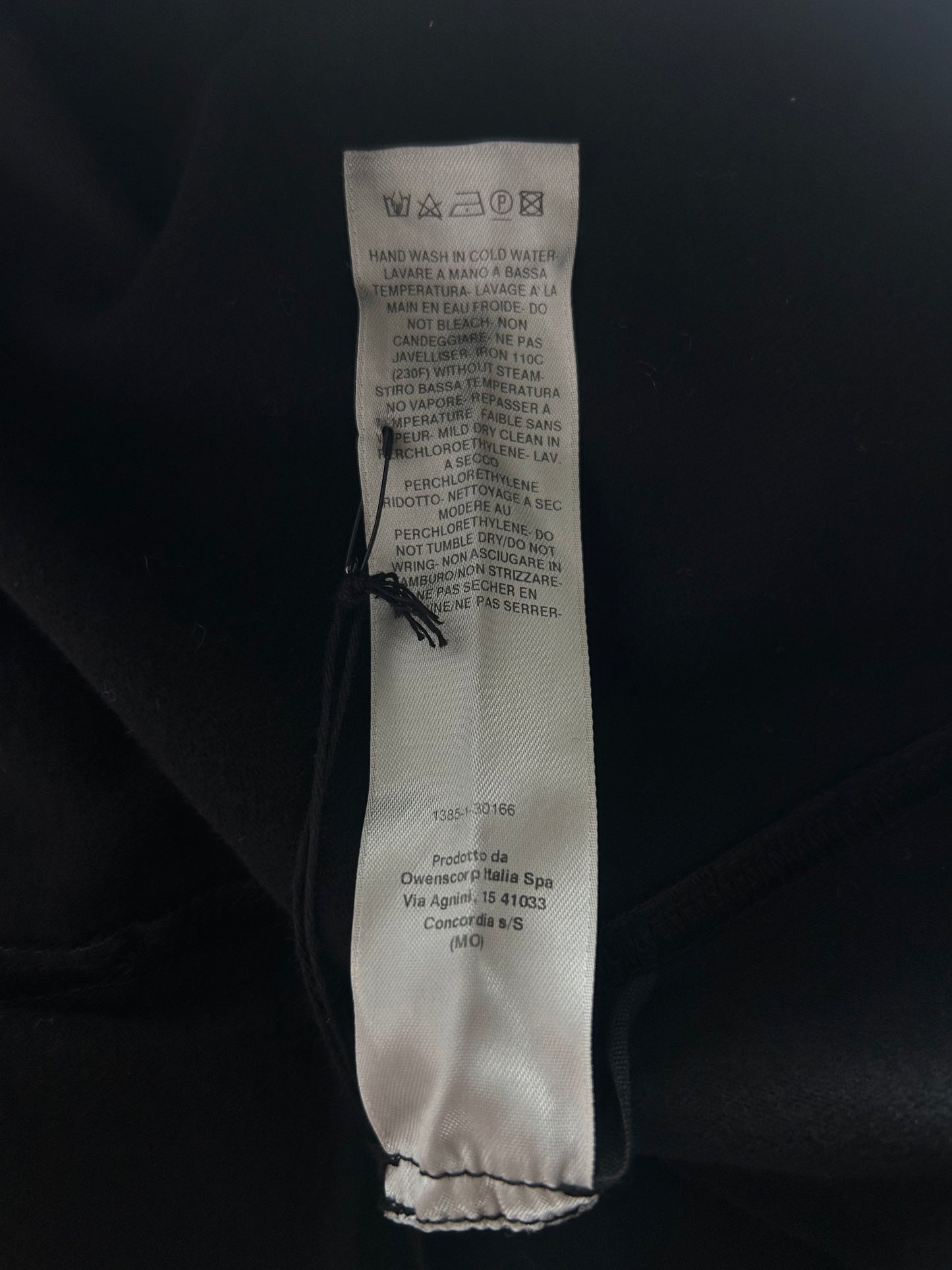 Rick Owens Black Jumbo Gimp Zip Up Hoodie