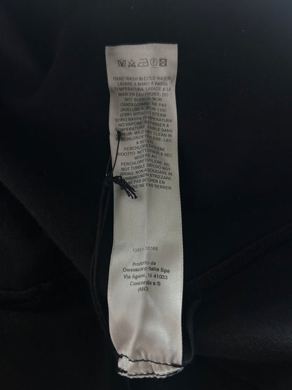 Rick Owens Black Jumbo Gimp Zip Up Hoodie