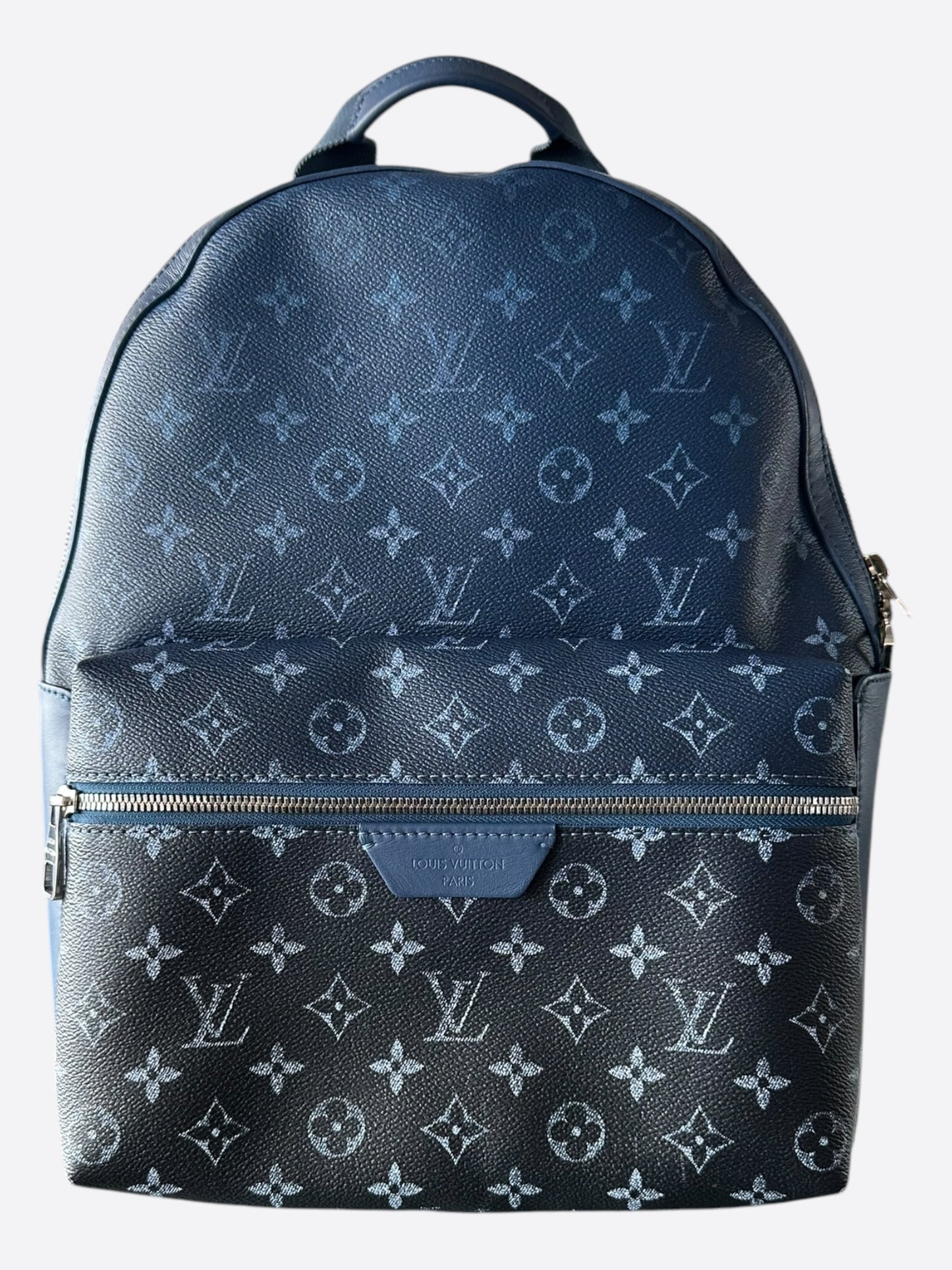 Louis Vuitton Black & Blue Gradient Monogram Discovery Backpack