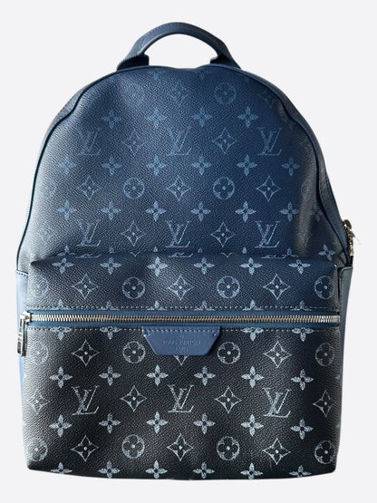 Louis Vuitton Black & Blue Gradient Monogram Discovery Backpack