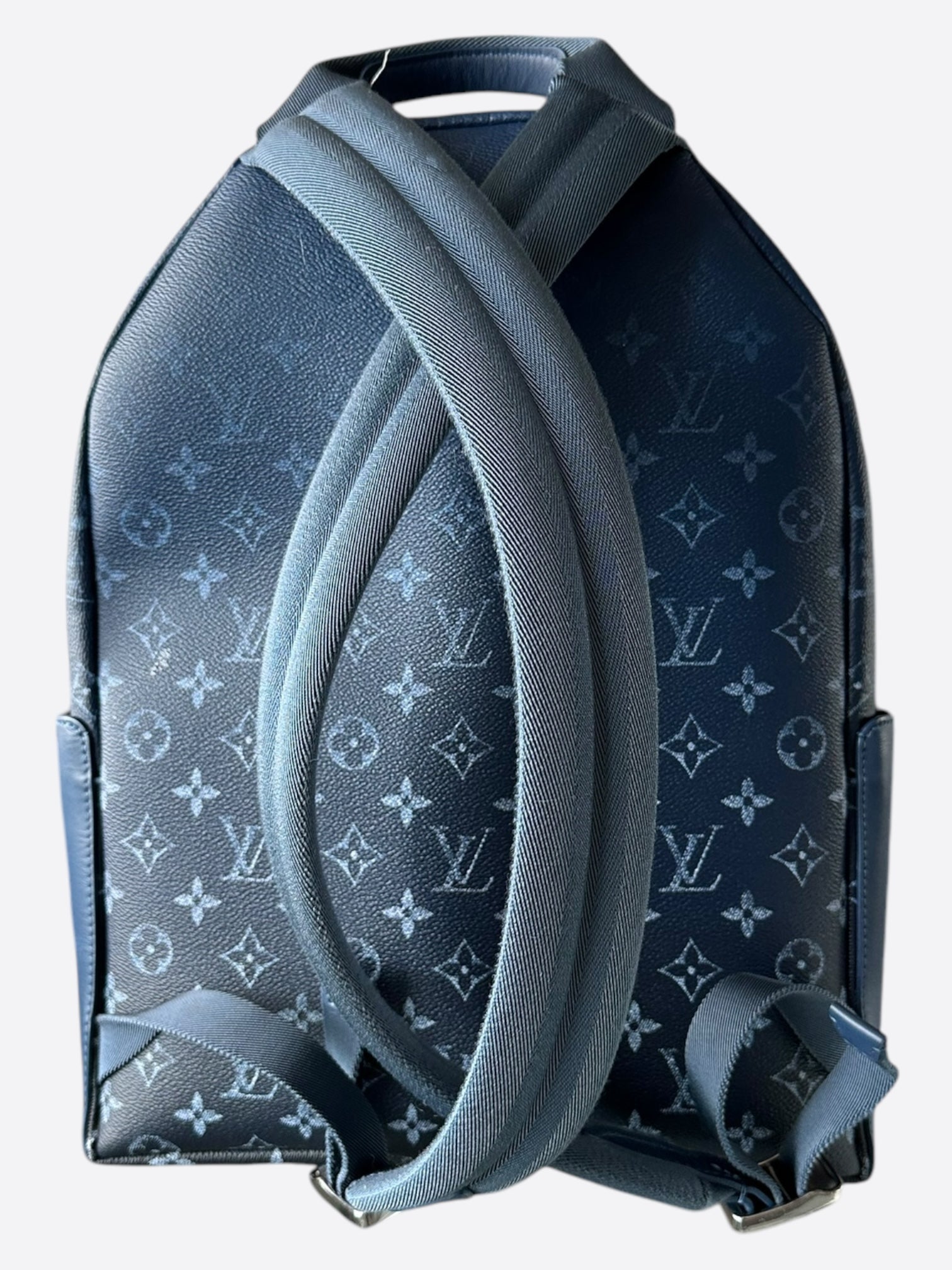 Louis Vuitton Black & Blue Gradient Monogram Discovery Backpack – Savonches