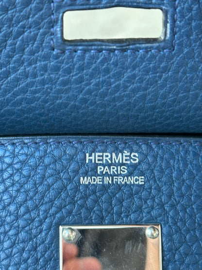 Hermes Blue Agate Togo HAC Birkin 40