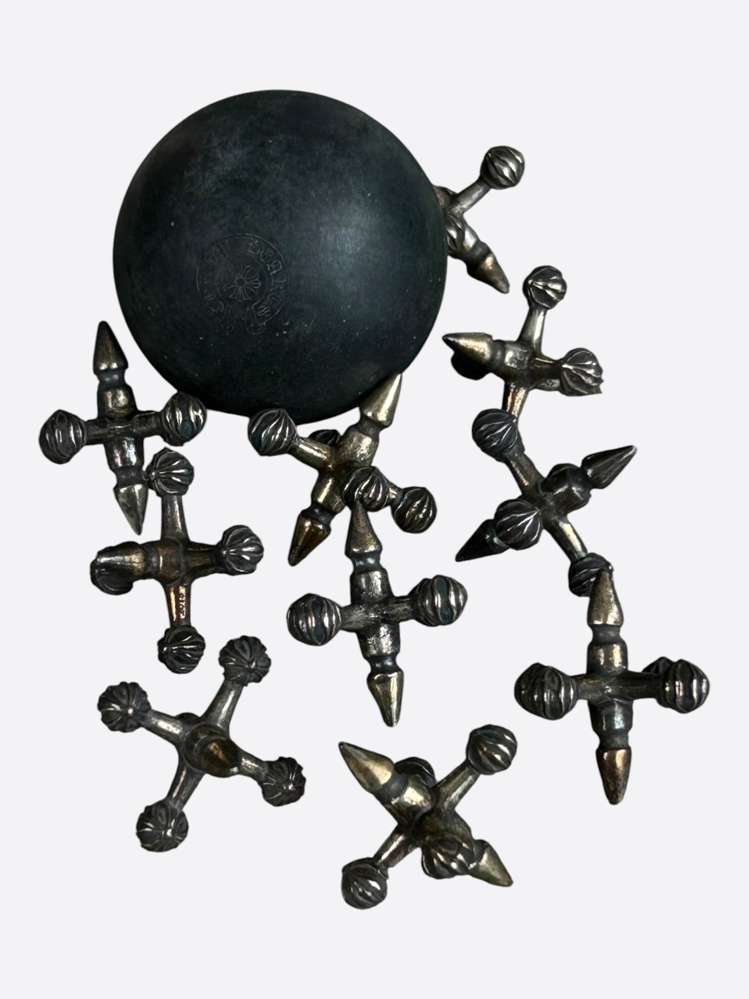 Chrome Hearts Silver Jacks Game Set – Savonches