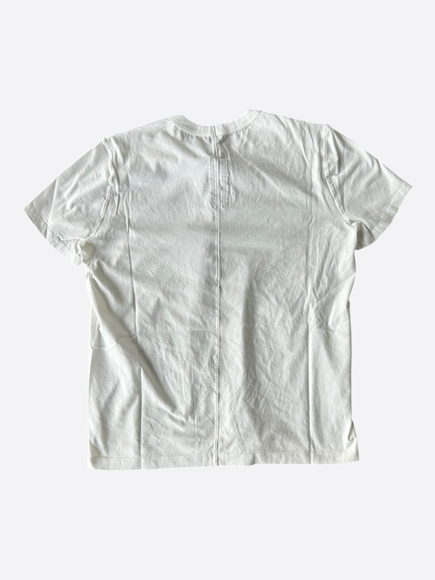 Rick Owens White Short Level T-Shirt