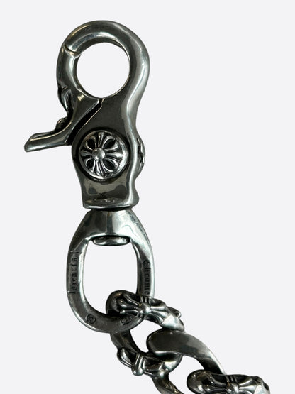Chrome Hearts Silver Fancy Cuban Wallet Chain