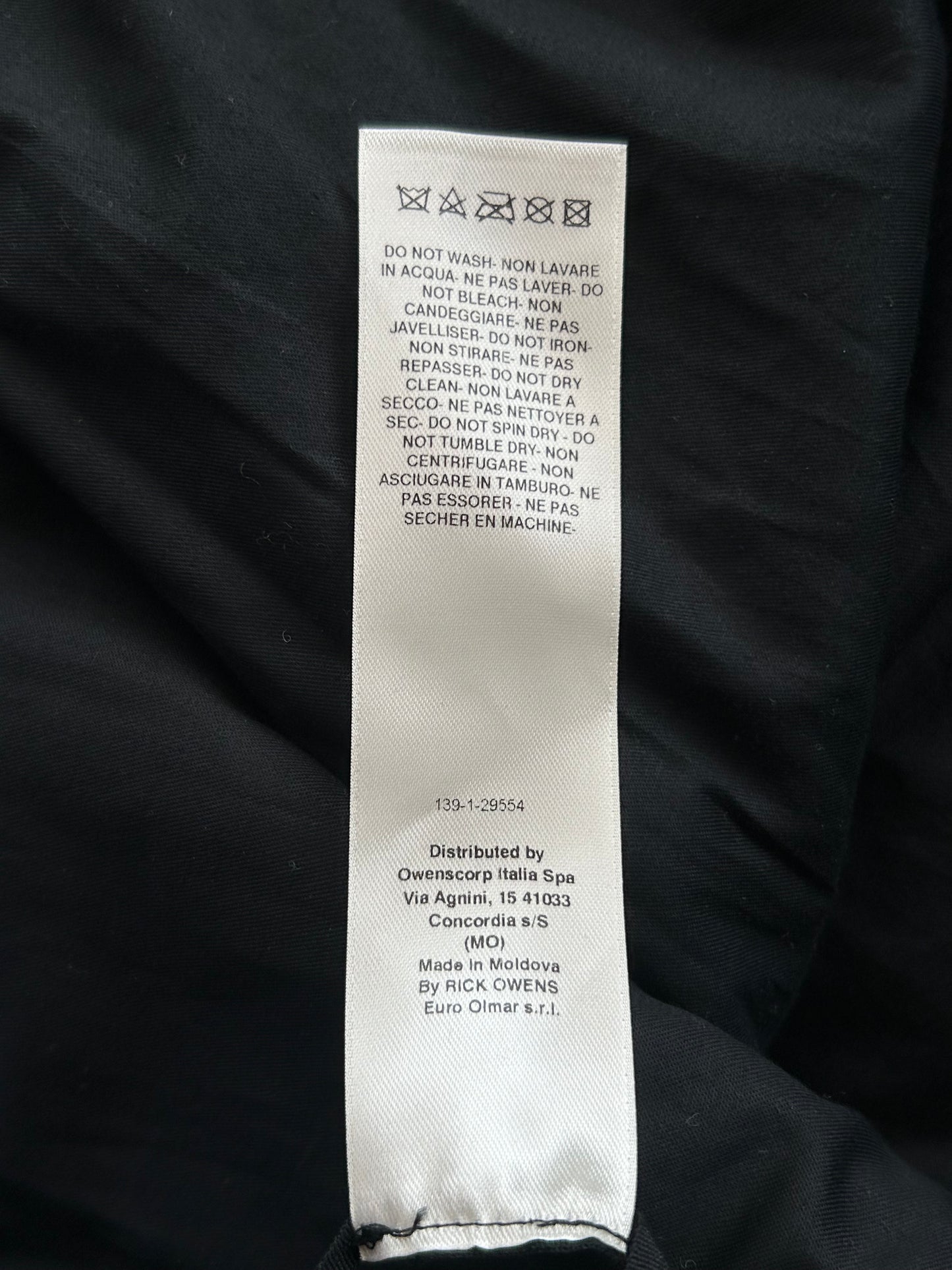 Rick Owens Black Suede Bauhaus Bomber Jacket