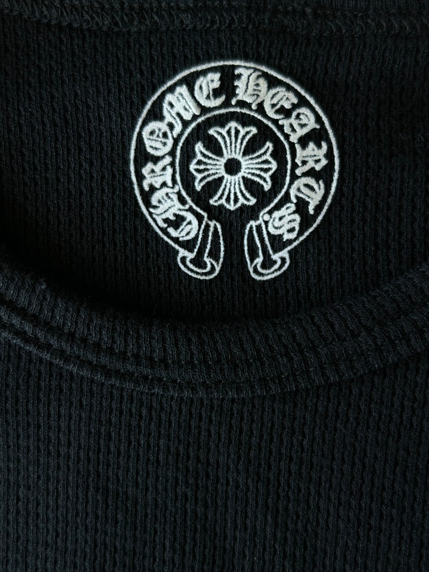Chrome Hearts Black & White T-Bar Logo Longsleeve T-Shirt