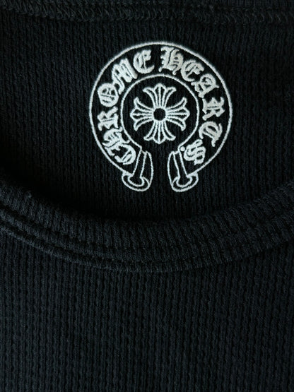 Chrome Hearts Black & White T-Bar Logo Longsleeve T-Shirt