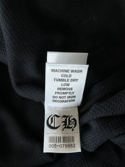 Chrome Hearts Black & White T-Bar Logo Longsleeve T-Shirt