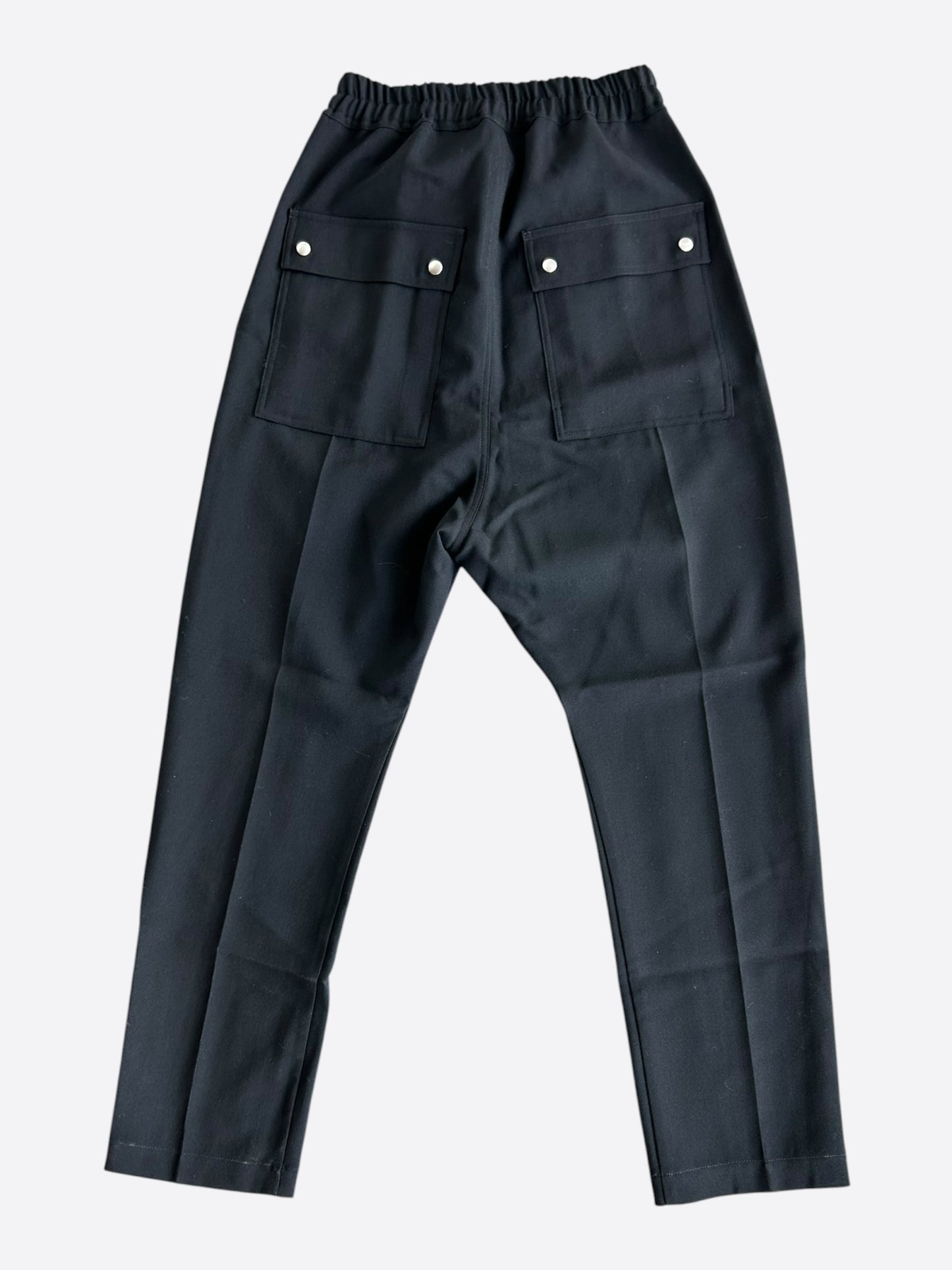 Rick Owens Black Wool Bela Pants